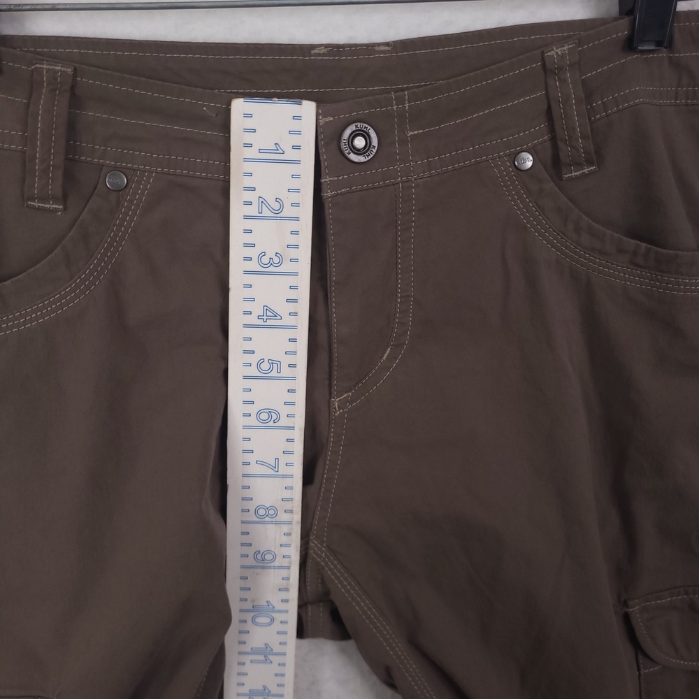 Kuhl Cargo Pants Womens 34 Brown Hiking Outdoor Utility Straight Leg Gorpcore - Picture 11 of 16